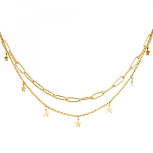 Halskette Chain Star Gold