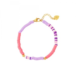 Bracelet de cheville collection mère-fille orange violet - Enfant