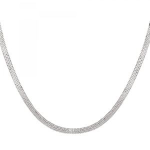 Flat stainless steel chain