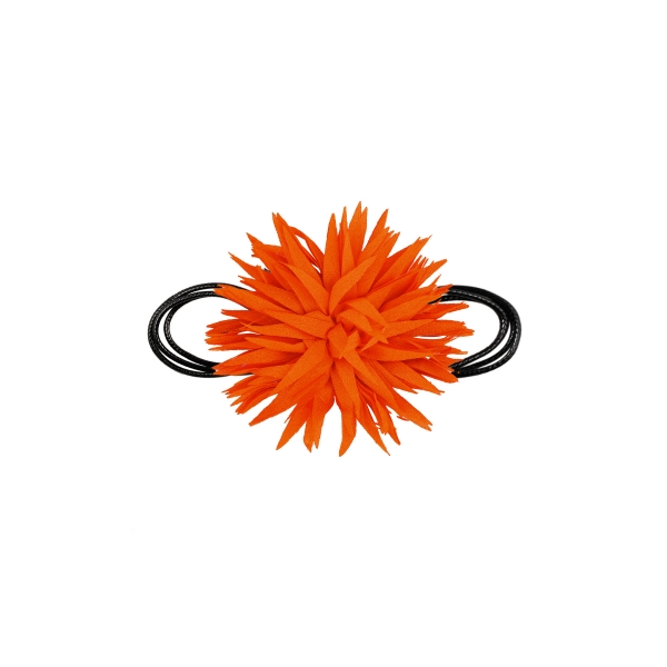 Halskette Statement-Blume - Orange