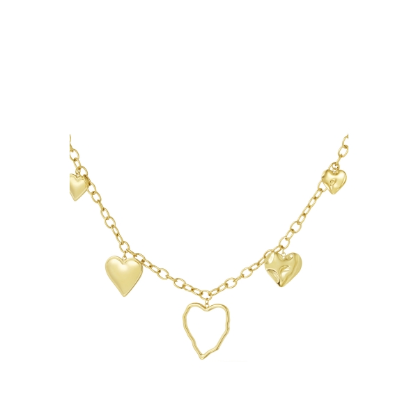 Collar con dijes lover girl era - dorado