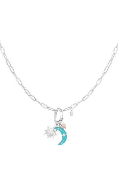 Moonlight magic necklace - silver