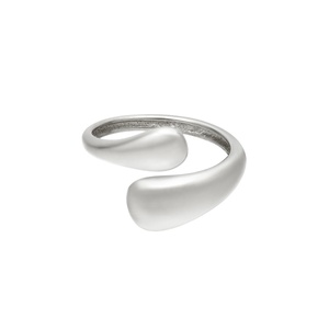 Bicolored stainless steel ring