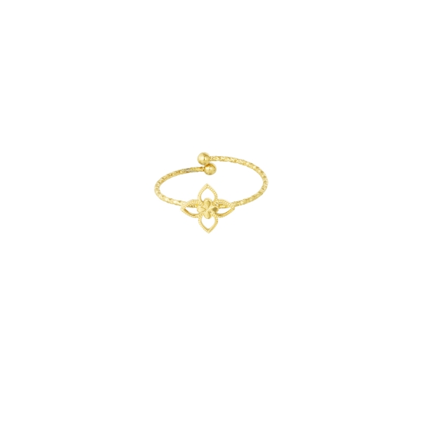 Cute clover ring - gold