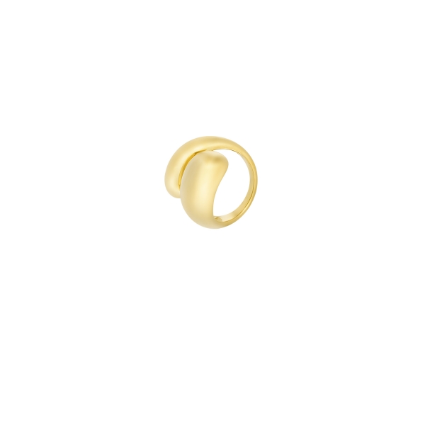 Connected soul ring - gold