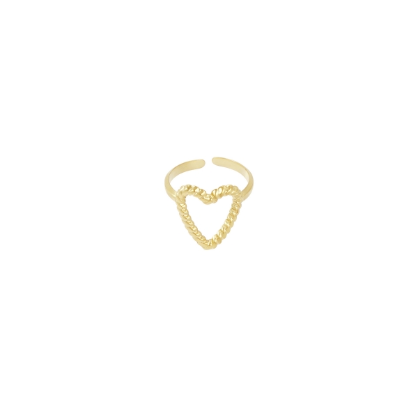 Change of heart ring - goud