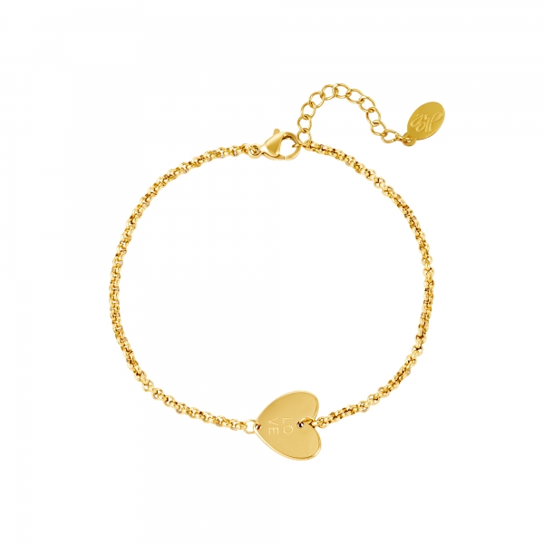Bracelets Couple Cœur En Acier Inoxydable 316L - Lot De 2 - Homme Et Femme - Cadeau Saint-Valentin Anniversaire - 9