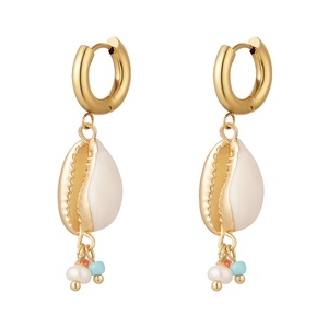 Dangling sea shell earrings - Beach collection