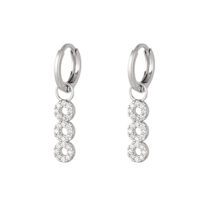 Earrings three rounds - Sparkle collection