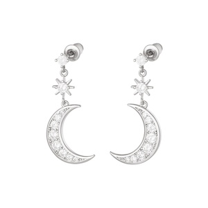 Earrings moon and star - Sparkle collection