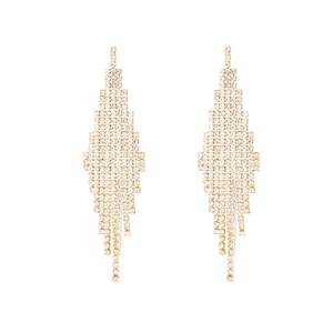 Rhinestone earrings diamond - Holiday Essentials