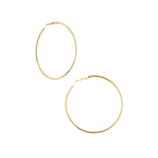 Basic hoops medium - gold color