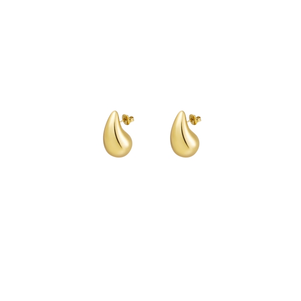 Drop earrings small - gold