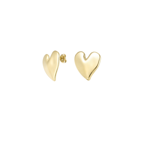 Earrings love first - gold