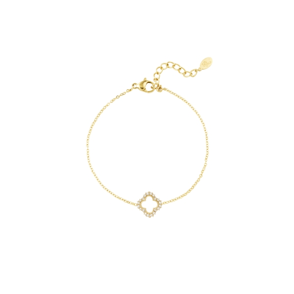 Lucky diamond bracelet - gold