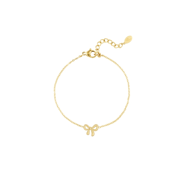 Bracelet bow life - gold