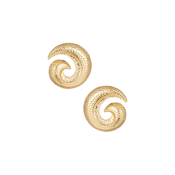 Chic cascade earrings - gold color