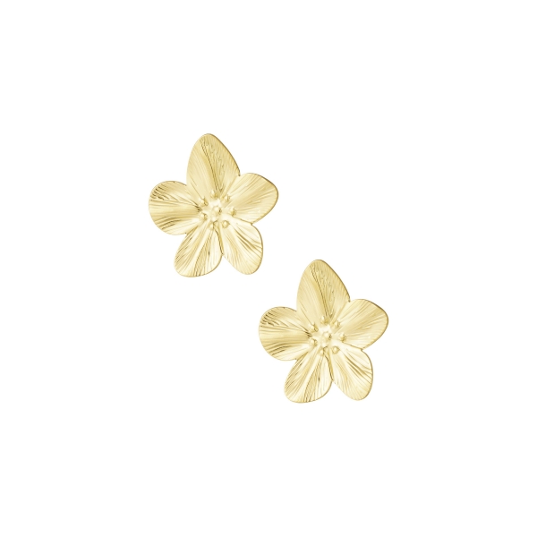 Earrings petal pop - gold