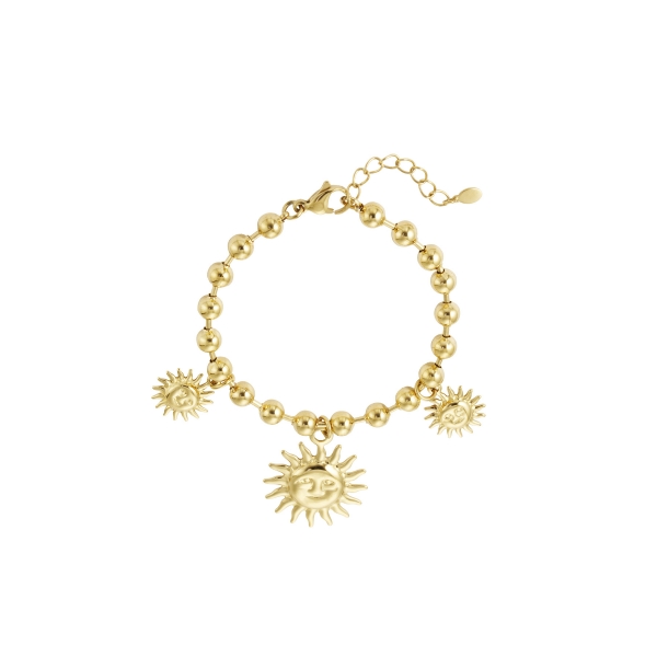 Armband Sonnenbeschienener Charm - Gold