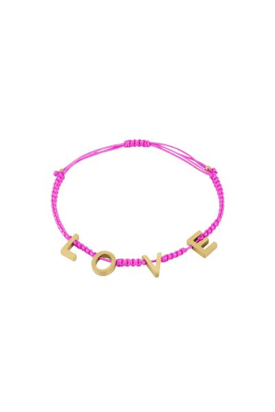 Love bracelet - fuchsia