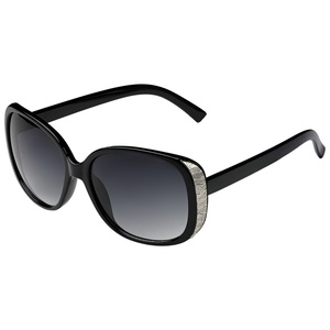 Sunglasses New Edge Black And Silver