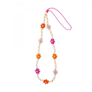 Sparkly flower phone cord - Mother-Daughter collection