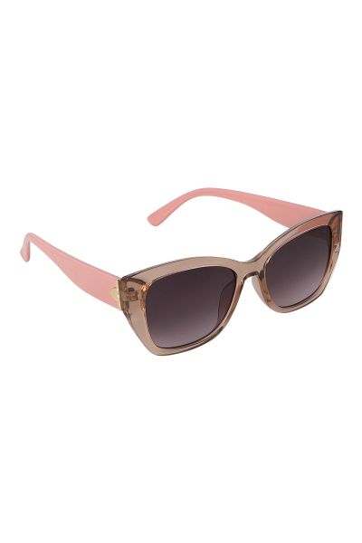 Lunettes de soleil basiques - rose
