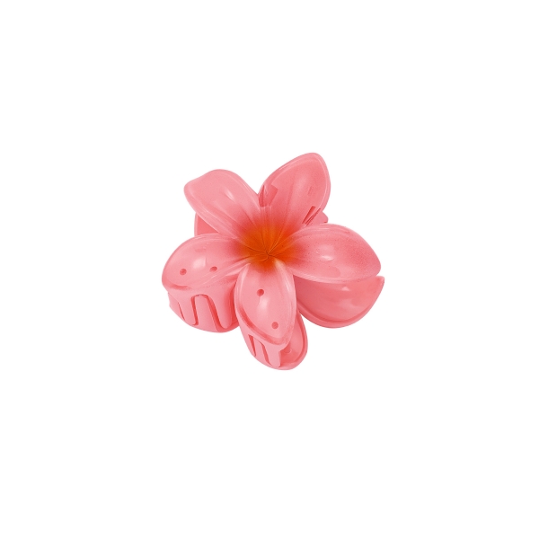 Hair clip with gradient flower hawaii love - red