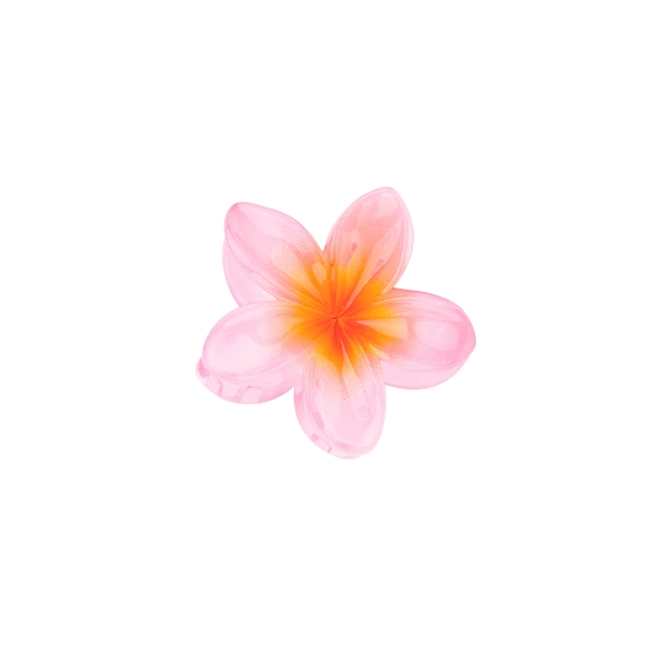 Hair clip hawaii flower - light pink