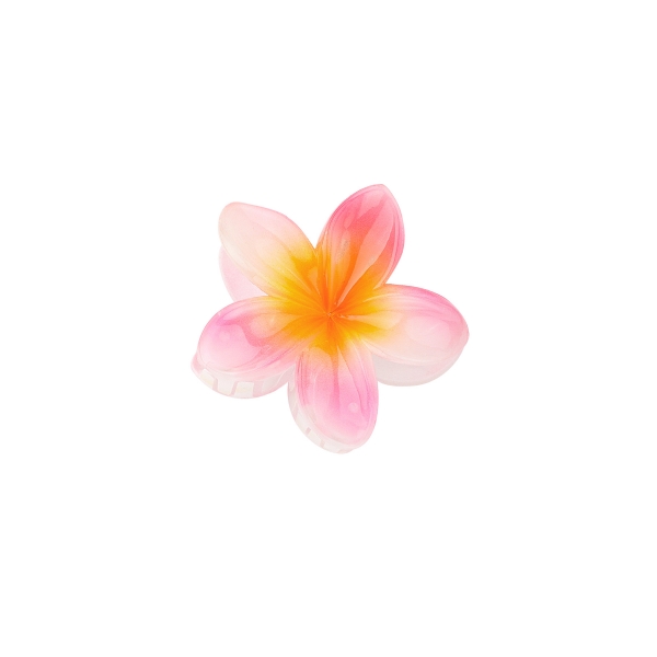 Pasador para el pelo flor de hawaii - rosa