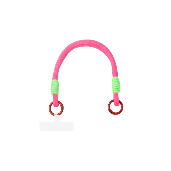 Summer telephone cord - pink &amp; green