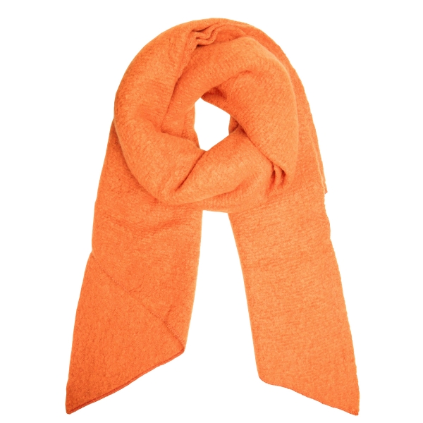 Soft winter scarf orange