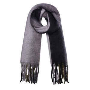 Winter scarf ombré colors