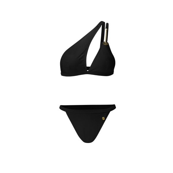 Bikini one shoulder - black m