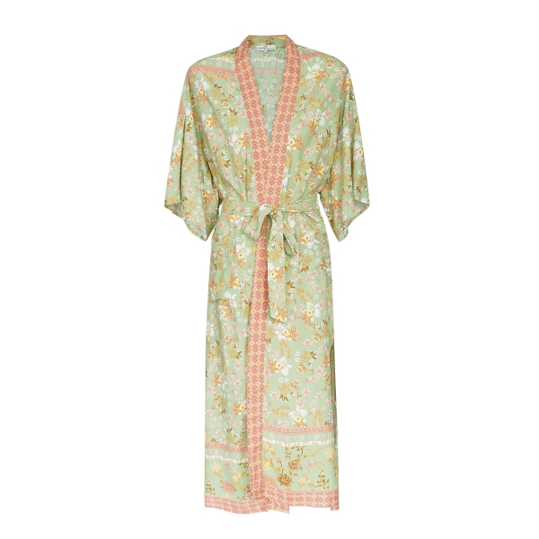 Langer Kimono – Grün