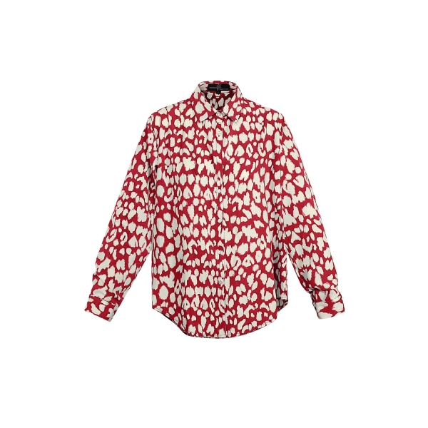 Blouse panther print red