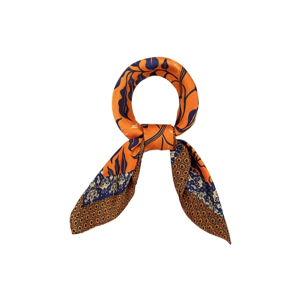 Sjaal stoere herfstprint - oranje
