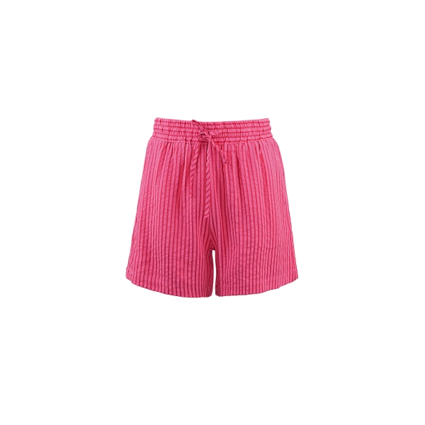 Striped shorts - red pink