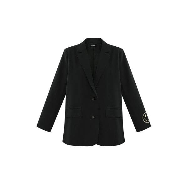 Show your smile blazer - black