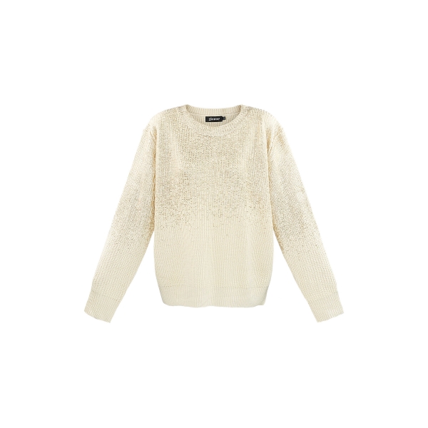 Glitz and glow sweater - gold