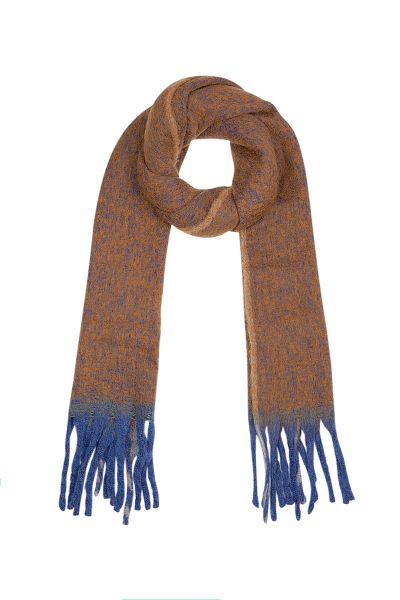 Cold comfort scarf - brown