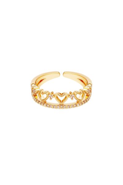 Ring multi hearts