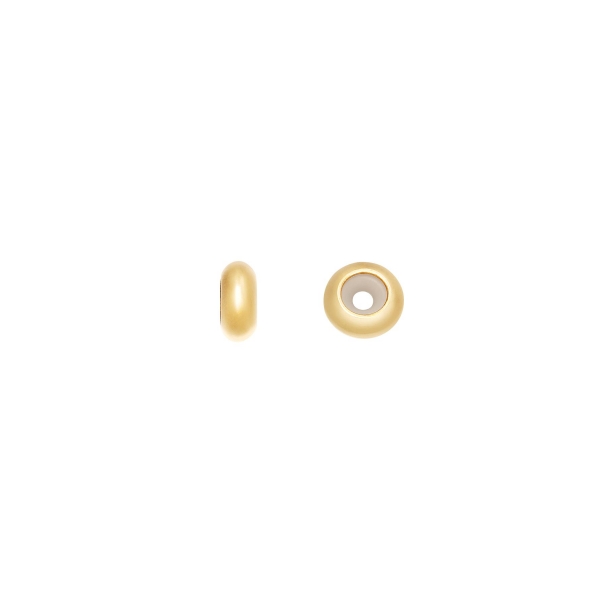 Cierre de pulsera de tela con perla oro cobre