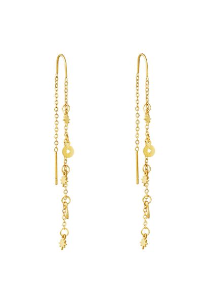 Pendientes starstruck oro acero inoxidable