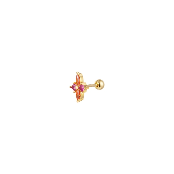Piercing small flower - sparkle collection
