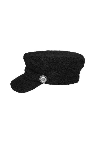 Hat brave the ocean black polyester one size