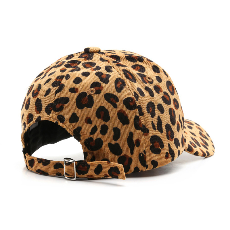 1 gorra de béisbol con estampado de leopardo h5Imagen6