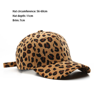 1 gorra de béisbol con estampado de leopardo h5