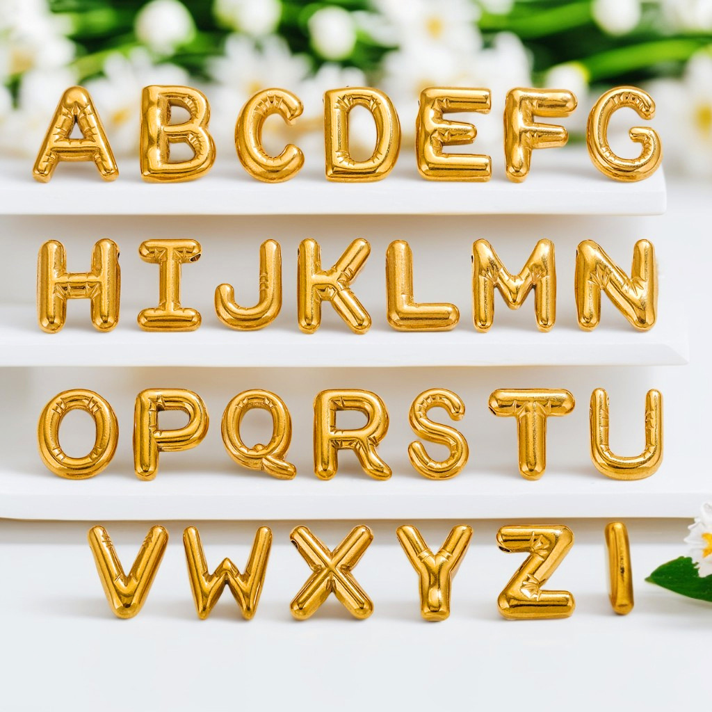 1 Piece Classic Simple Style Letter A Shape Stainless Steel  Gold Color Women's Pendant h5 