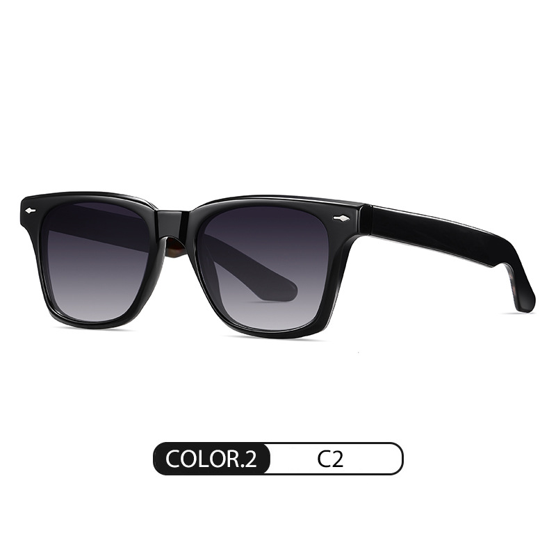 1 Pair Simple Series Daily Mixed Color Modern Tr Women's Sunglasses 2